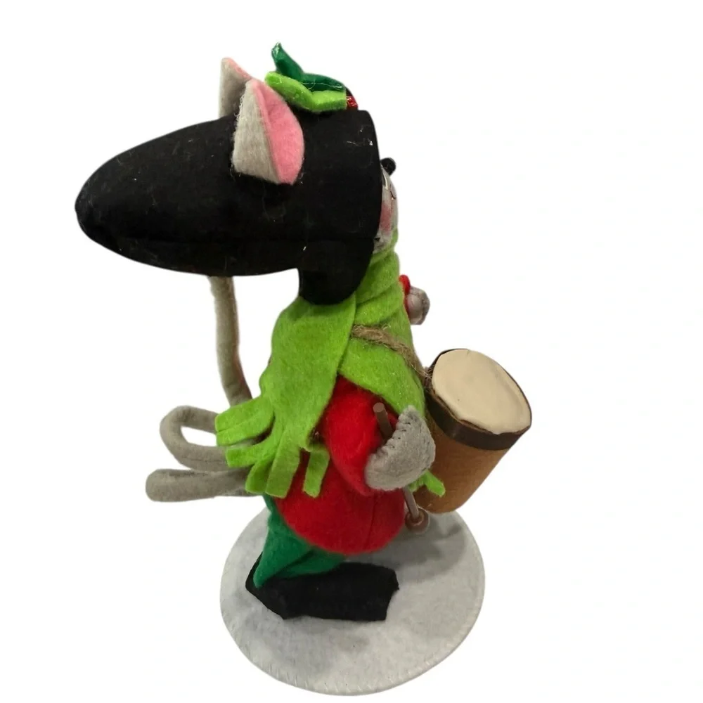 Annalee Red and Green Drummer Boy 6 inch 2015 Christmas Collection